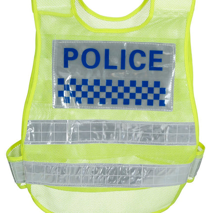 Politie Vest Blauw Geel van Fiestas Guirca koop je bij Partywinkel
