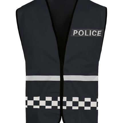 Politie Vest Zwart van Fiestas Guirca koop je bij Partywinkel