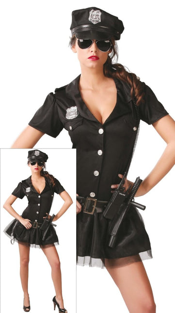 Politiepak Dames Jurk - Partywinkel - 8434077848197