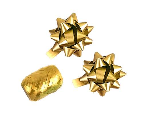 Polyband Kombi-Set Gold (1 Ei, 2 Rosetten)