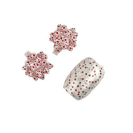 Polyband Kombi-Set Herzen (1 Ei, 2 Rosetten)