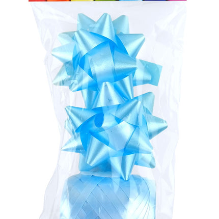 Polyband Kombi-Set hellblau (1 Ei, 2 Rosetten)