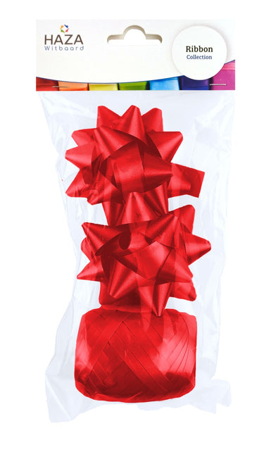 Polyband Kombi-Set rot (1 Ei, 2 Rosetten)