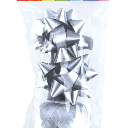 Polyband Kombi-Set Silber (1 Ei, 2 Rosetten)