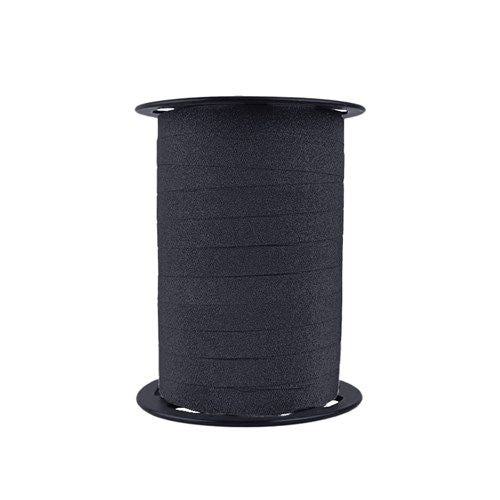 Polyband glitter zwart (100mx10mm) van Haza Witbaard koop je bij Partywinkel