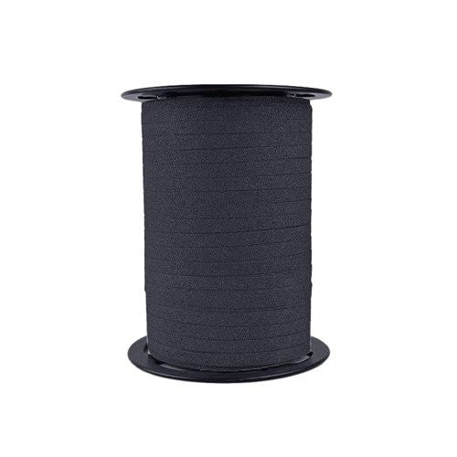Polyband Glitter schwarz (200mx5mm)