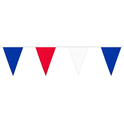 Polyester vlaggenlijn Nederland rood/wit/blauw (26 x 18 cm)(6 m) van Boland koop je bij Partywinkel