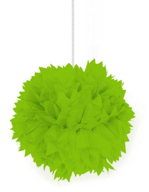Pompon Groen 30cm van Folat koop je bij Partywinkel