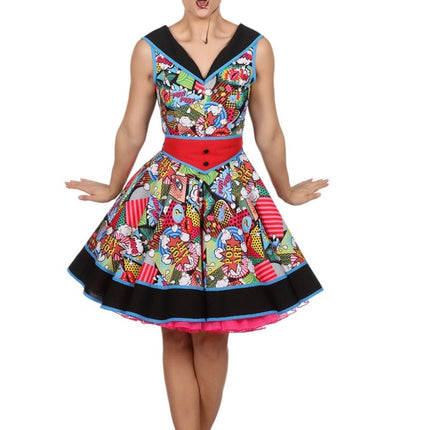 Pop Art Jurk Dames Pop Art van Wilbers & Wilbers koop je bij Partywinkel