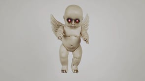 Halloween Puppe Baby Engel