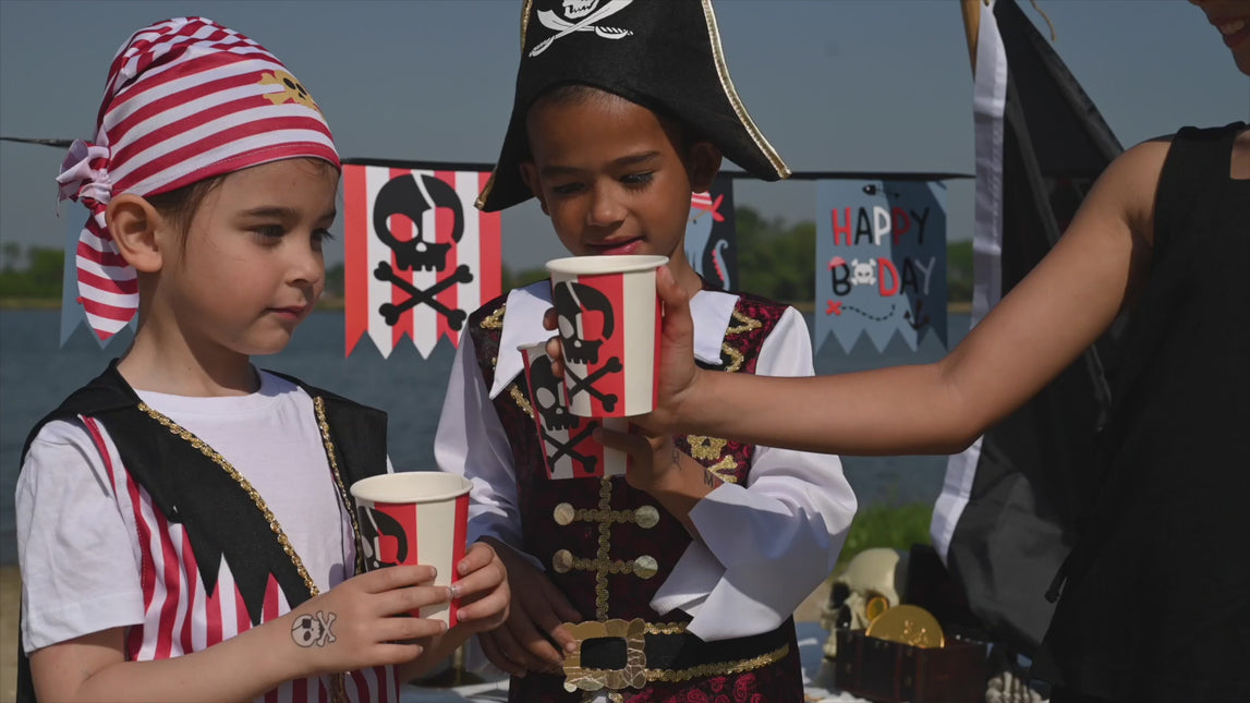 Folat Piratenkostüm mit Piratenhut Junge