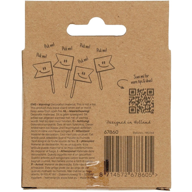 Prikkers 60 Jaar Rose Goud 6,5cm 36st van Folat koop je bij Partywinkel