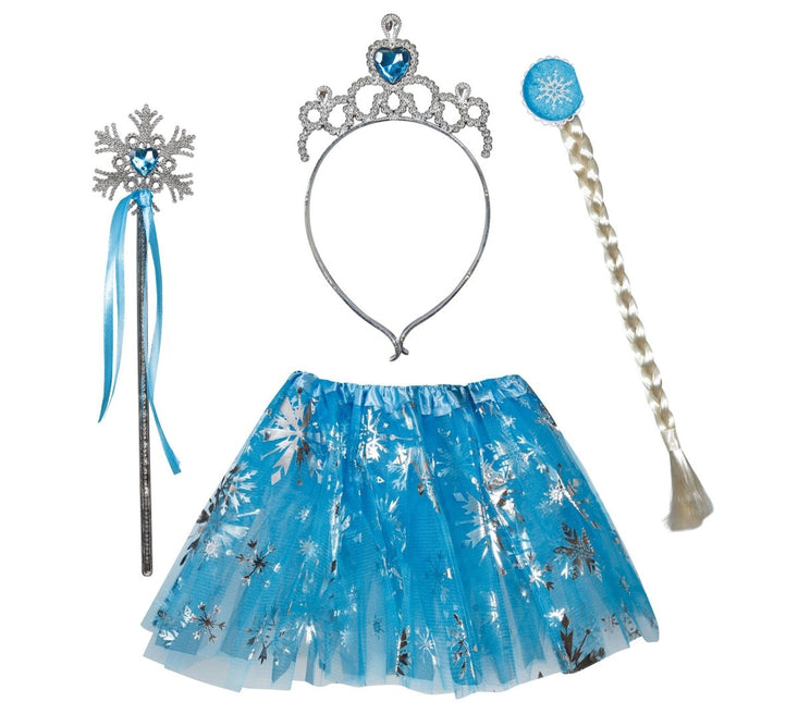 Prinses Accessoireset Blauw - Partywinkel - 8434077177136