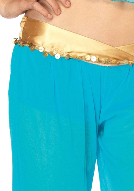 Prinses Jasmine Kostuum Blauw Dames Leg Avenue - Partywinkel - 714718438283