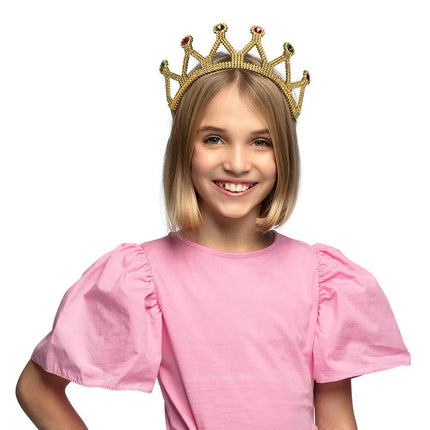 Prinses Kroon Goud Rond - Partywinkel - 8712026645746
