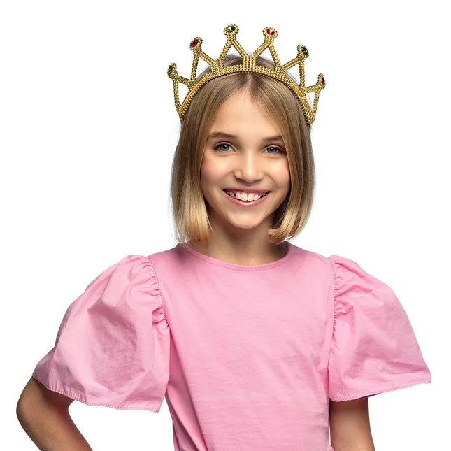 Prinses Kroon Goud Rond - Partywinkel - 8712026645746
