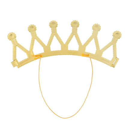 Prinses Kroon Goud Rond - Partywinkel - 8712026645746