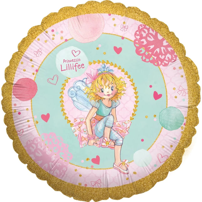 Prinses Lillifee Helium Ballon Rond Leeg 45cm van VDV Benefit koop je bij Partywinkel