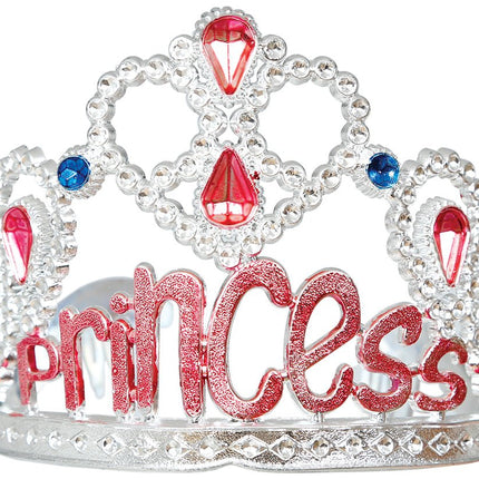 Prinses Tiara Zilver Kind - Partywinkel - 8434077230022