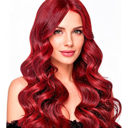 Pruik Droomhaar Taylor Rood van Widmann koop je bij Partywinkel