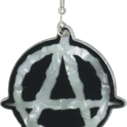 Punk Oorbellen Zwart Zilver van Fiestas Guirca koop je bij Partywinkel