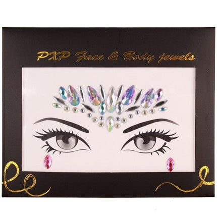 PXP Gezicht Sticker Face Jewels Model D van PXP Professional Colours koop je bij Partywinkel