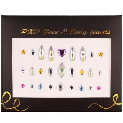 PXP Gezicht Sticker Face Jewels Model M van PXP Professional Colours koop je bij Partywinkel
