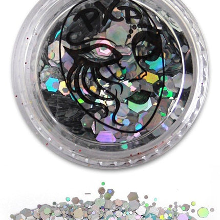 PXP Glitter Poeder Sparkling Silver 5gr van PXP Professional Colours koop je bij Partywinkel