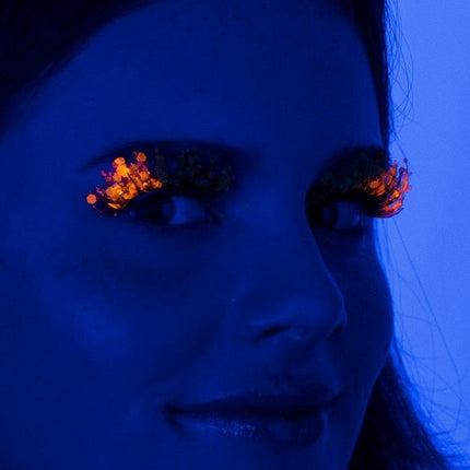 PXP Nep Wimpers Glitter UV Oranje Barranquilla van PXP Professional Colours koop je bij Partywinkel