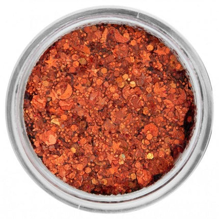 PXP Pressed Chunky Glitter Creme Goldfish Orange 10ml van PXP Professional Colours koop je bij Partywinkel