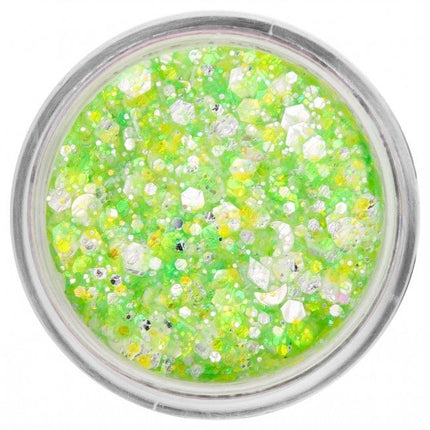 PXP Pressed Chunky Glitter Creme Neon Green Candy 10ml van PXP Professional Colours koop je bij Partywinkel
