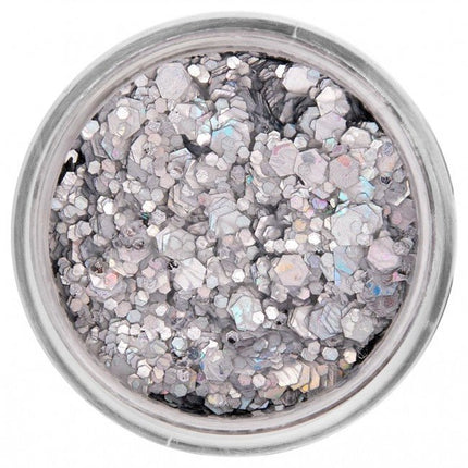 PXP Pressed Chunky Glitter Creme Silver Lining 10ml van PXP Professional Colours koop je bij Partywinkel