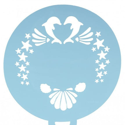 PXP Schmink Sjabloon Dolphin And Shell van PXP Professional Colours koop je bij Partywinkel