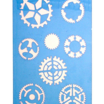 PXP Schmink Sjabloon Steampunk Tandwielen van PXP Professional Colours koop je bij Partywinkel