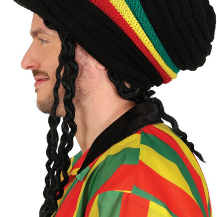 Rasta Muts Met Vizier - Partywinkel - 8434077138182