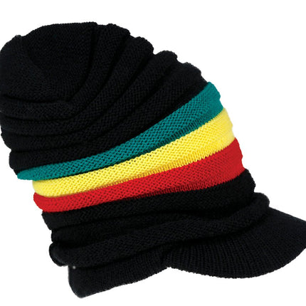 Rasta Muts Met Vizier - Partywinkel - 8434077138182