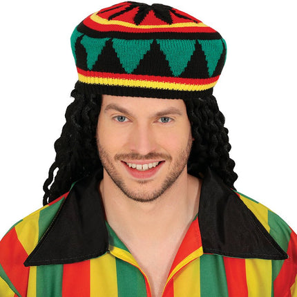 Rasta Muts Rood Groen - Partywinkel - 8434077138168