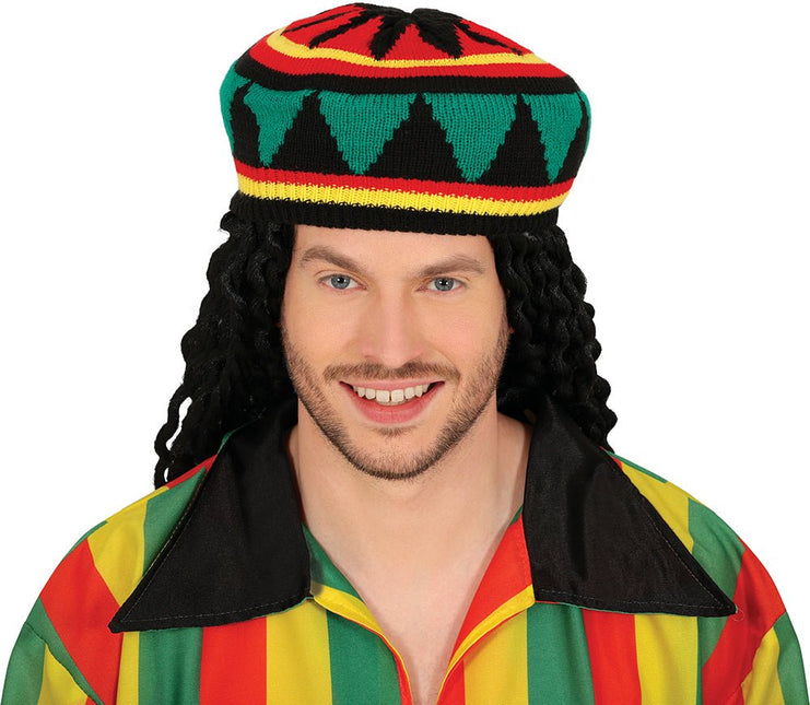 Rasta Muts Rood Groen - Partywinkel - 8434077138168