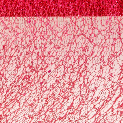 ROTES GLITZERTISCHBAND 10CM X 5M