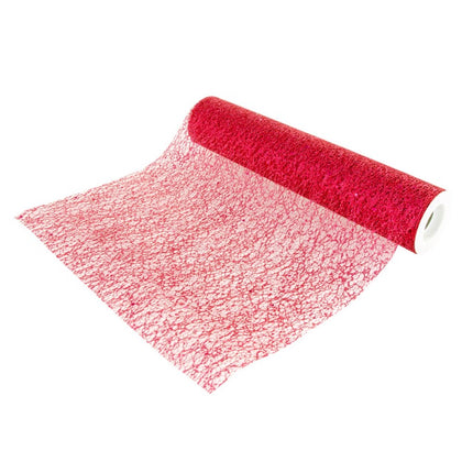 Roter Tischläufer Glitter 5m