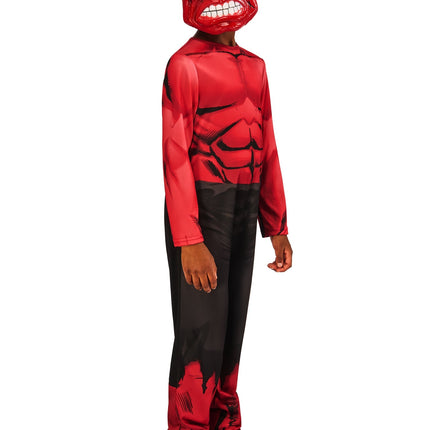 Roter Hulk Kostüm Junge