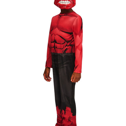 Roter Hulk Kostüm Junge