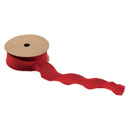 ROTES FALTIGES BAND 4 CM X 10 M
