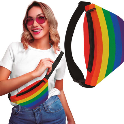 Regenboog Heuptasje van Fiestas Guirca koop je bij Partywinkel