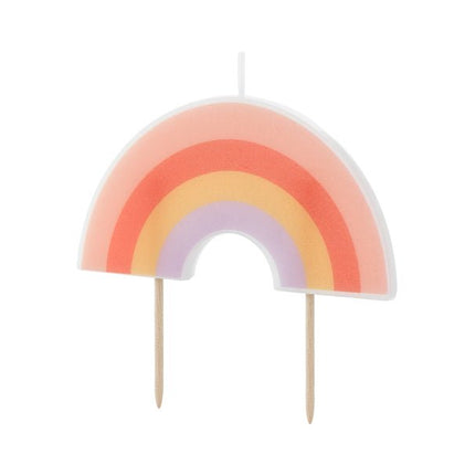 Regenboog Kaars 4,5cm - Partywinkel - 5904555030893