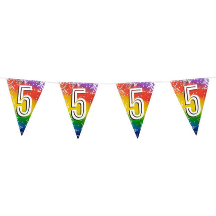 Regenboog Slinger 5 Jaar 6m van Boland koop je bij Partywinkel