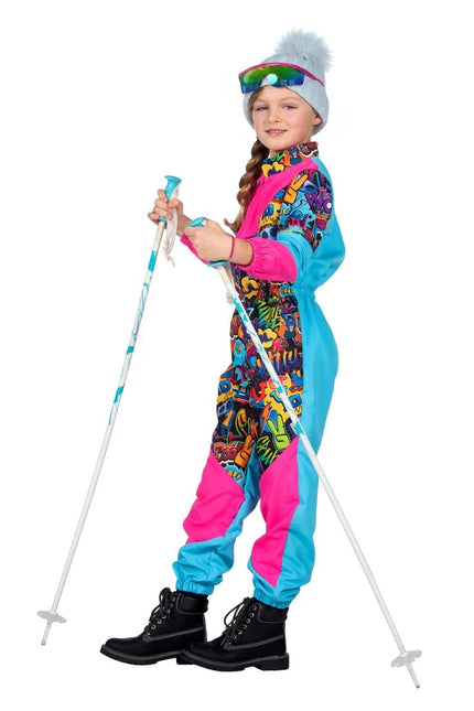 Retro skipak 80's print - Partywinkel - 8720059063628