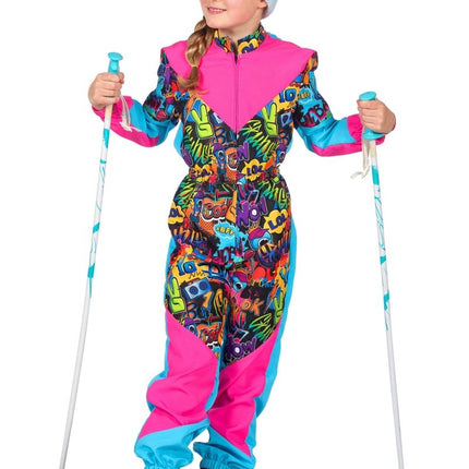 Retro skipak 80's print - Partywinkel - 8720059063628