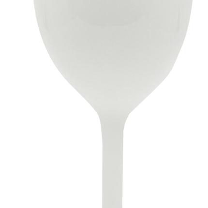 Reusable Solid Color Glasses Reusable Wine Glasses In White Color 2St van Procos koop je bij Partywinkel