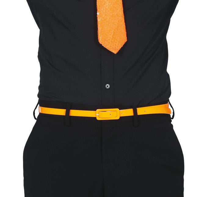 Riem Neon Oranje 1,1m van Fiestas Guirca koop je bij Partywinkel